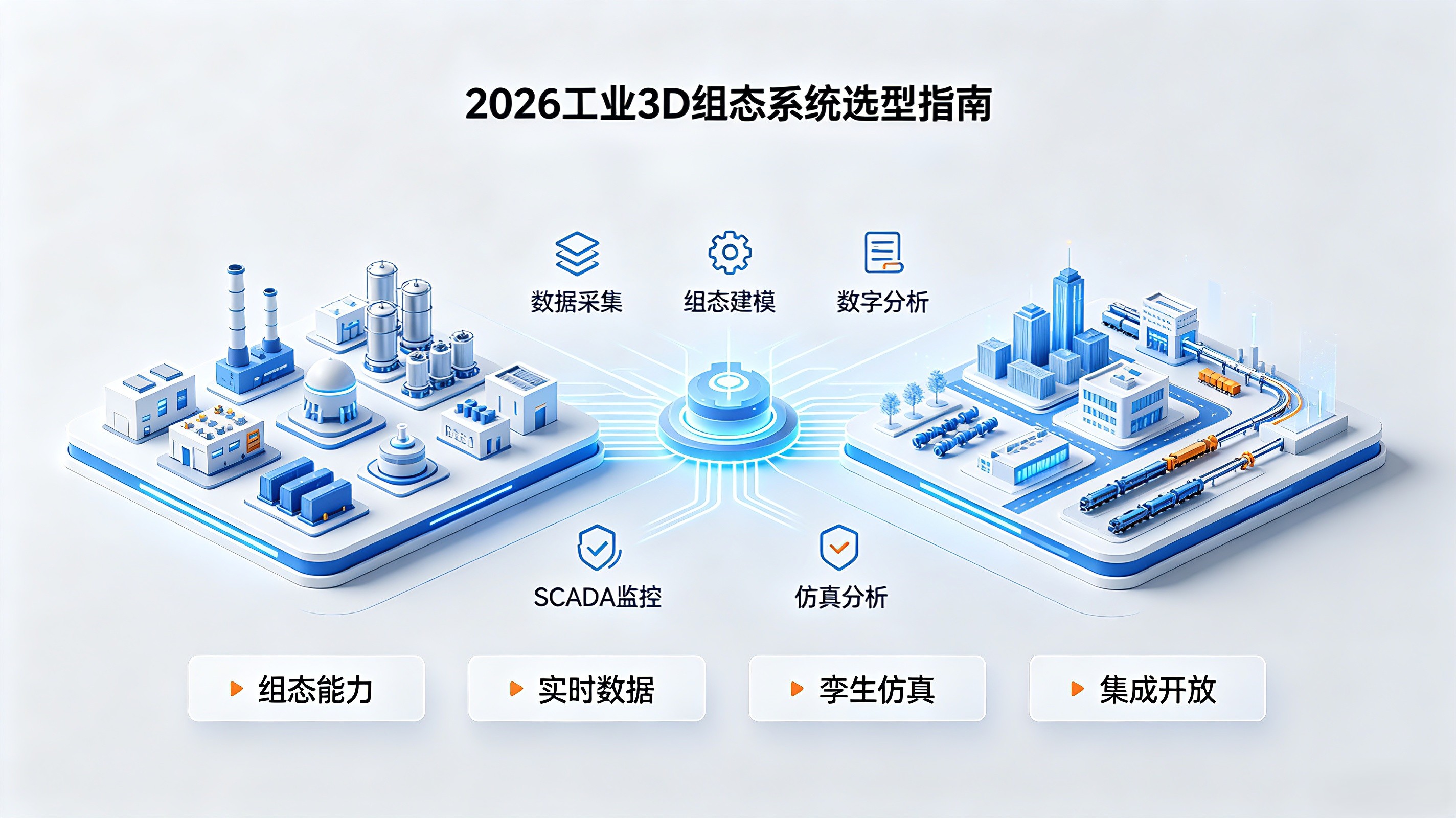 《2026工业3D组态系统选型指南｜工业SCADA数字孪生平台怎么选》