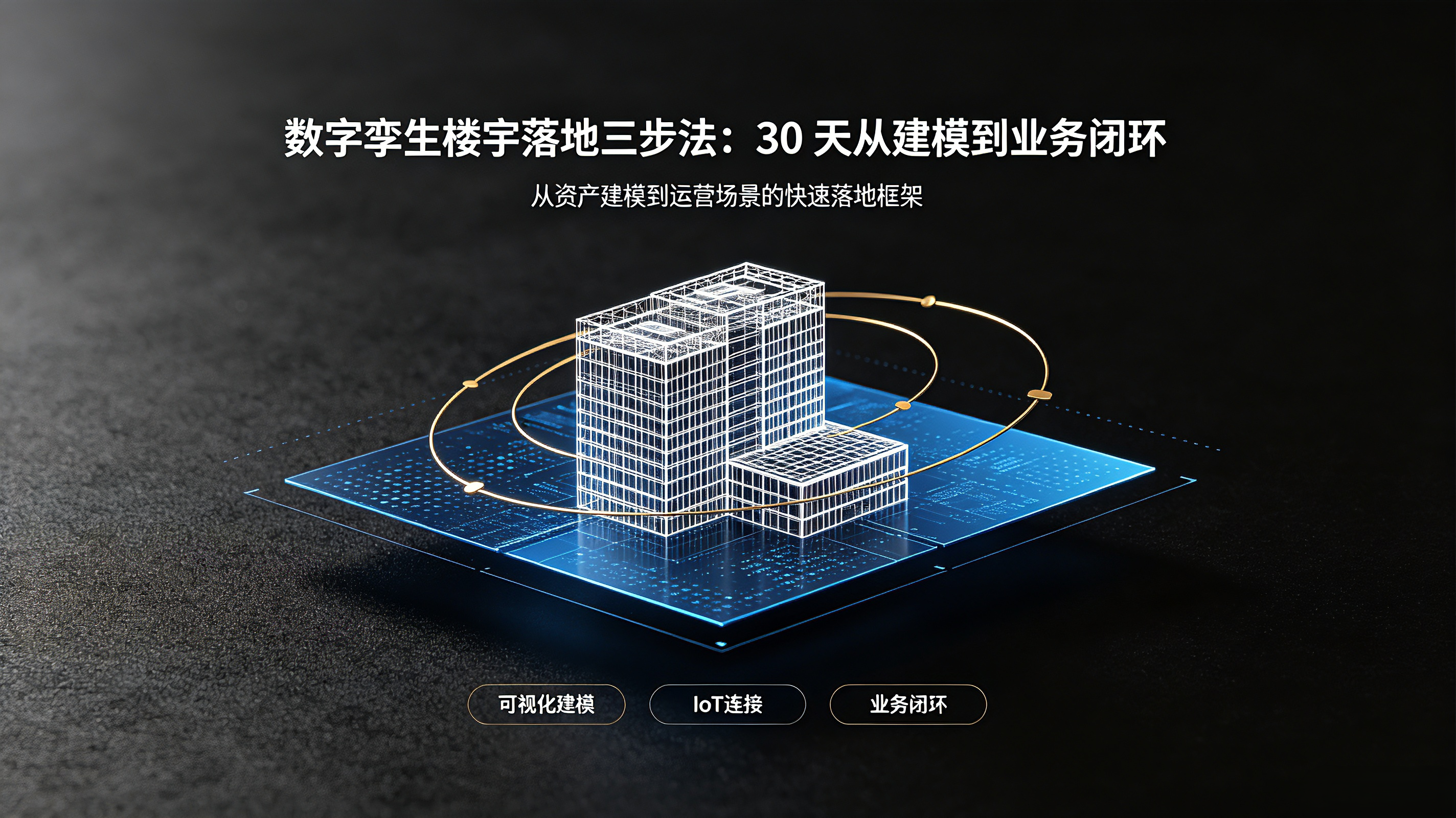 数字孪生楼宇落地三步法：30 天从建模到业务闭环